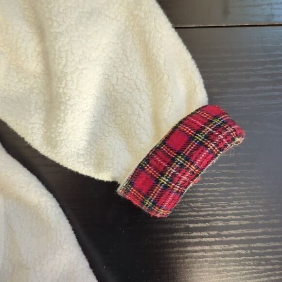 Vintage Kids Headquarters‎ Fleece Snap Embellished Sweater & Headband 12 Months - Picture 4 of 9